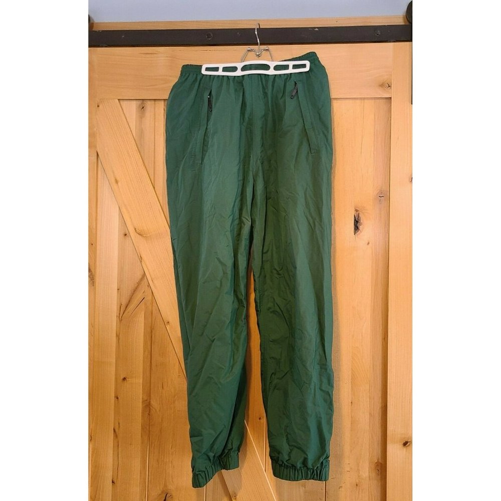 Vintage Men’s Eddie Bauer Ski Pants Size Small Green Lined Nylon